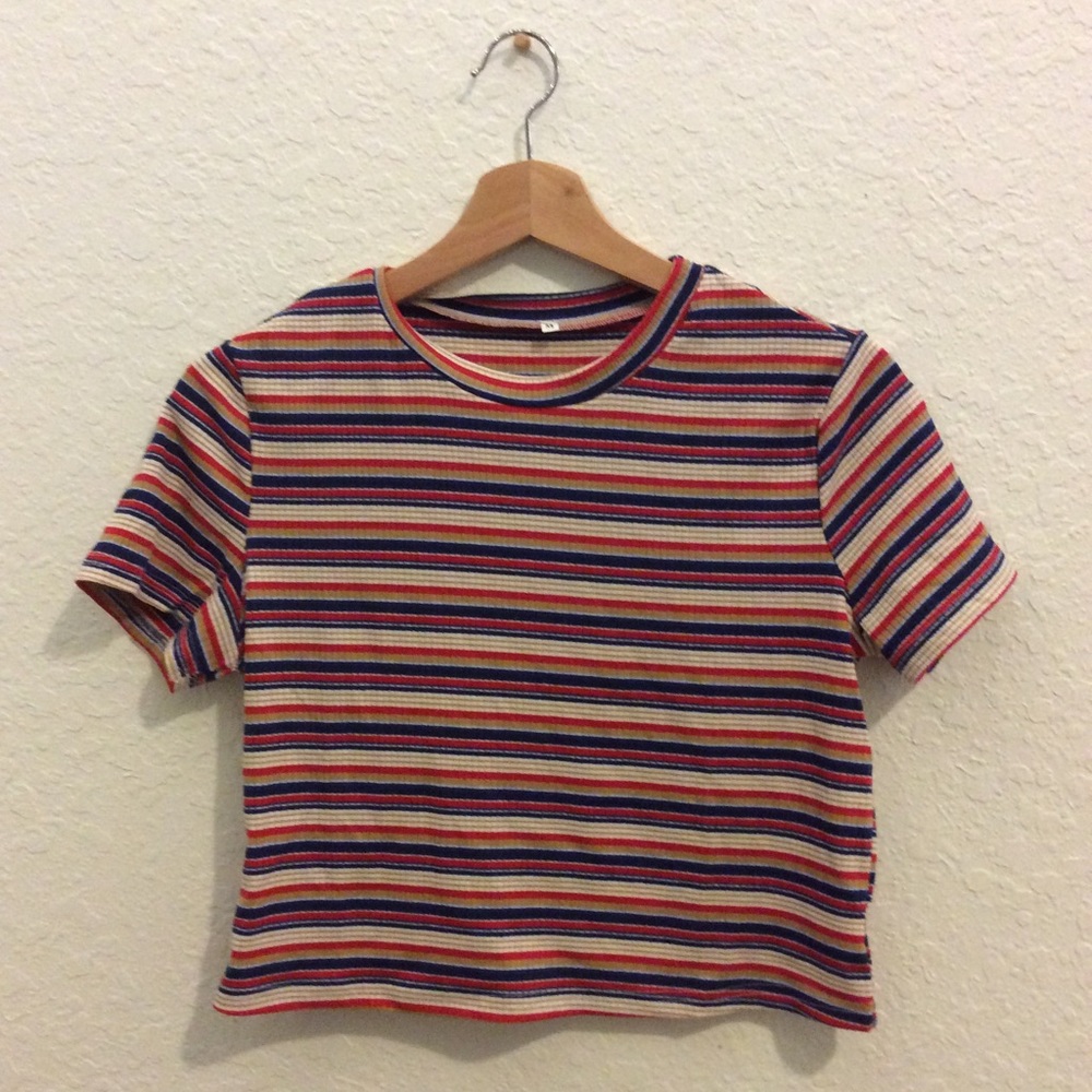 Ribbed Striped tee